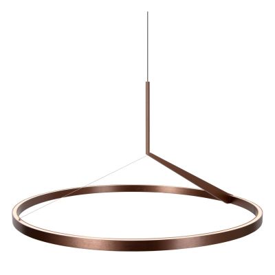 Lucide APPLAUSE - Pendant light - Ø 80 cm - LED Dim. - CCT - 1x50W 2700K/4000K - Hand Wave Sensor - Coffee - Premium